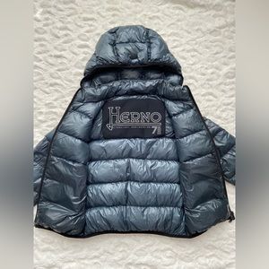 HERNO 7den ultralight quilted down puffer jacket kids